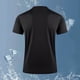 thumbnail image 4 of Camiseta de cuello redondo para hombre - Transpirable - Secado rápido - Verano informal - Poliéster, 4 of 4