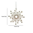 thumbnail image 3 of PATLOLLAV Gold Christmas Snowflake Hanging Ornaments,5.12 Inch lastic Glitter Snow Flake Decorations for Winter Christmas Tree,Wreath,Window,Craft,Christmas Clearance Sales, 3 of 5