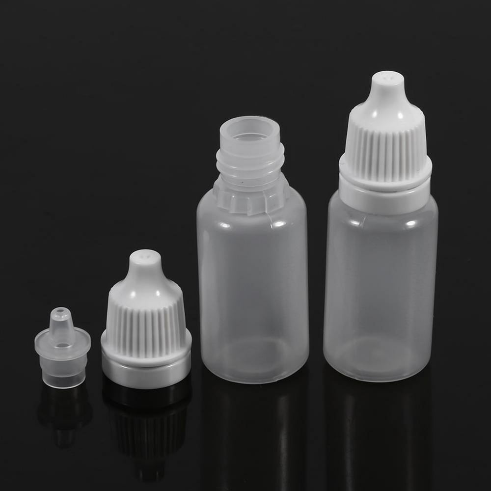 Mgaxyff empty eye liquid dropper, squeezable bottle,50PCS 10ml Volume