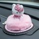 thumbnail image 2 of Hello Kittys-adorno de mesa de Perfume de coche Kawaii, joyería brillante de diamante Kt Cat, consola central automática, regalos de decoración Interior, 2 of 4