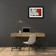 thumbnail image 3 of Peck, Gail 18x13 Black Ornate Wood Framed with Double Matting Museum Art Print Titled - White Lily, 3 of 4