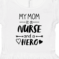 thumbnail image 4 of Inktastic My Mom is a Nurse and a Hero Girls Toddler Dress, 4 of 5