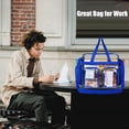 thumbnail image 6 of Clear Bag Stadium Approved 12x6x12 Clear Tote Bag with Removable Strap Clear Lunch Bag for Work Sports Festival, 6 of 7