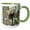 Green/White, variant on 3drose, Capuchin Monkey, Corcovado Np, Costa Rica - Sa22 Jgs0062 - Jim Goldstein, 15oz Mug