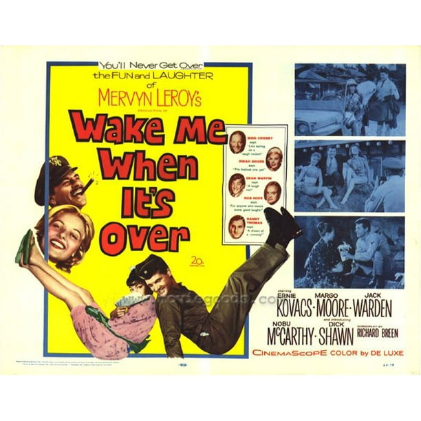 Wake Me When It S Over Movie Poster Style A 11 X 14 1960 Walmart Com