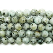 6mm Kiwi Stone Jasper Faceted Round Beads Genuine Gemstone Natural Jewelry Making