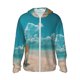 thumbnail image 1 of Balery Shopping Cart On Tropical Beach Sudadera ligera de manga larga con capucha y protección solar UPF 50+ para hombre y mujer, ideal para pesca y running-X-Large, 1 of 7