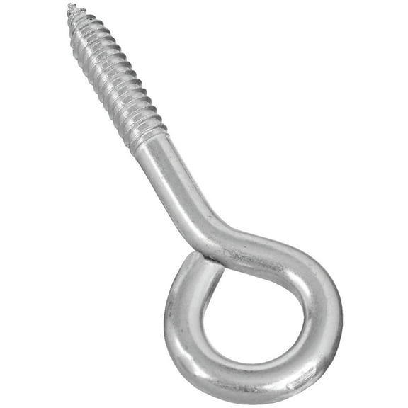 National Hardware 7/16 In. x 5-1/4 In. Zinc Lag Screw Eye N220-723 Pack of 10