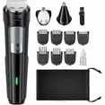 thumbnail image 1 of Men's beard trimmer hair clipper, 13-piece grooming kit, cordless rechargeable., 1 of 5