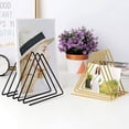 thumbnail image 4 of Flmtop Étagère de Rangement en Fer Style Nordique Triangle pour Livres et Magazines, 4 of 10