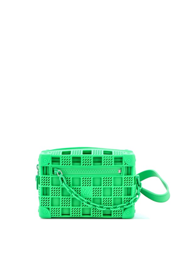 Pre-Owned Soft Trunk Bag Recycled Rubber Mini By Rebag