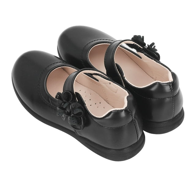 Zapatos Mary Jane Para Niñas, Zapatos De Vestir De Princesa Negros, Cuero PU Cómodo Y Duradero, Adecuados Para Estudiantes, Actuaciones De Uso Diario, Moda, Zapatos De Uniforme