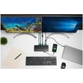 thumbnail image 5 of Kensington 5Gbps USB-C Dual Docking Station with Adapter, Black, 5 of 5