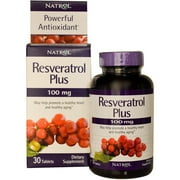 Natrol Antioxidants Resveratrol Plus Tablets, 30 CT