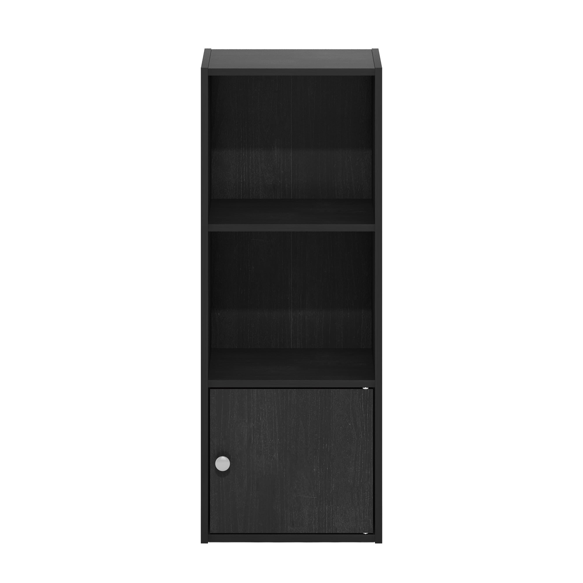 Furinno Luder Adult 2-Shelves Standard Bookcases with Shelf Panels, Hardware Pack, Assembly Instructions, Blackwood
