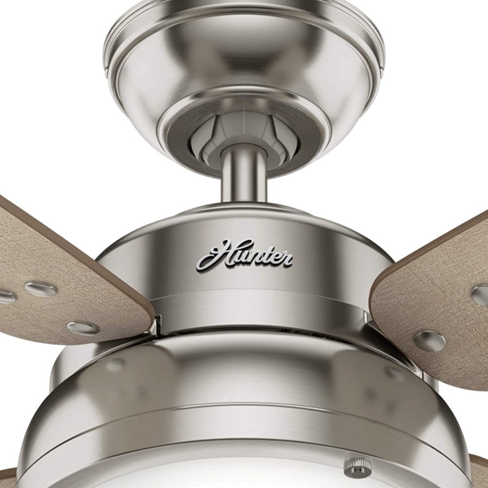 Hunter Fans - Aker 52 Inch Ceiling Fan with LED Light Kit and Pull Chain-Fresh