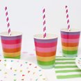 thumbnail image 3 of Pajitas de papel JAMW 200 piezas rayas para bodas fiestas restaurantes jugos café, 3 of 5