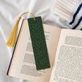 thumbnail image 4 of Kdxio Green Bright Web with Spiders Print Metal Tassel Bookmarks,Perfect Gift for Art Lovers and Bookworms Metal Bookmarks for Women, 4 of 8
