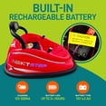 thumbnail image 3 of Serenelife 360 Degree Bumper Car with Adjustable Belt & Controls, Red, 3 of 10