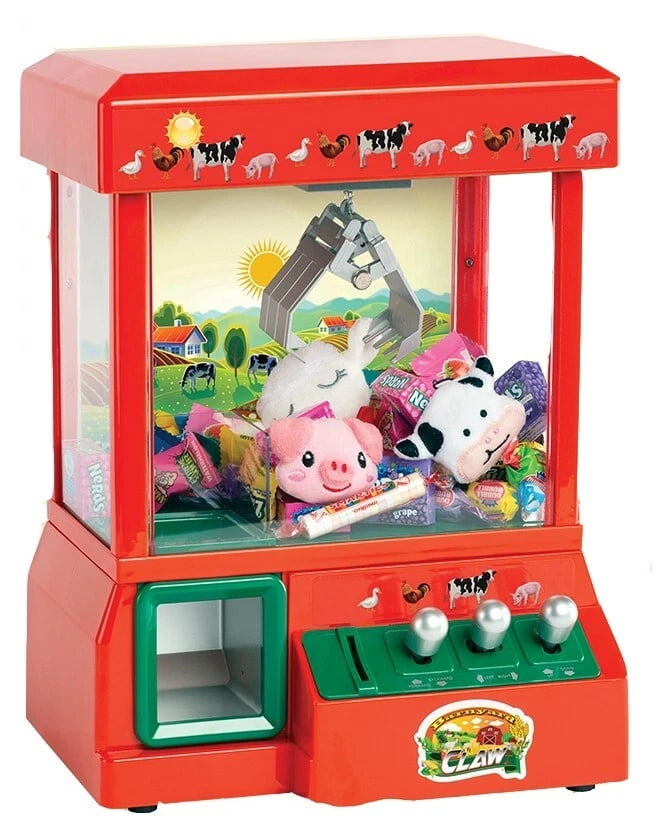 Tabletop Crane Game - Candy Grabber, Prize Dispenser Toy for Kids