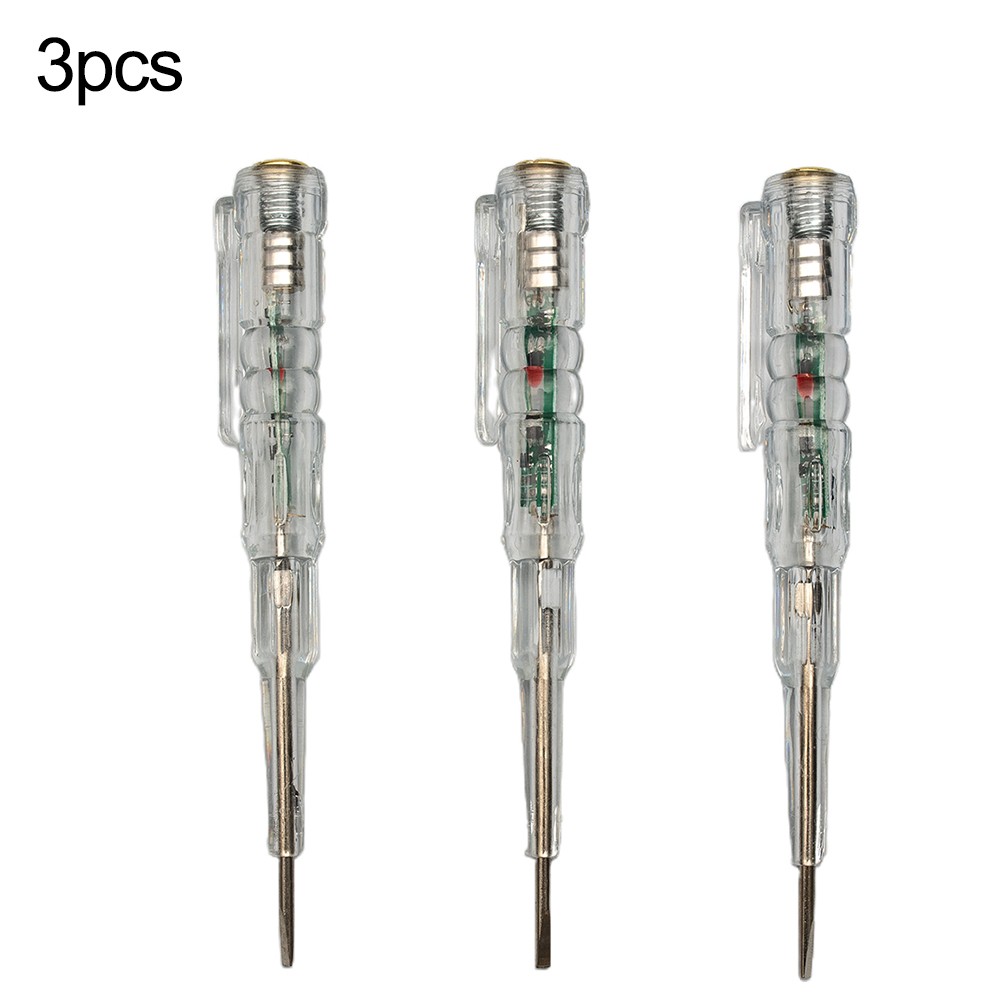 3Pcs Circuit Tester Electric Screwdriver Induction Voltage Detector Pen