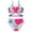Hot Pink, variant on Girl's 2 Piece Swimsuits Cute Bathing Suit Bikini Bikini Teenager Adjustable Shoulder Straps Children Summer Beach Girls' Swimwear Swim Suit Blue Size 6-7 Years