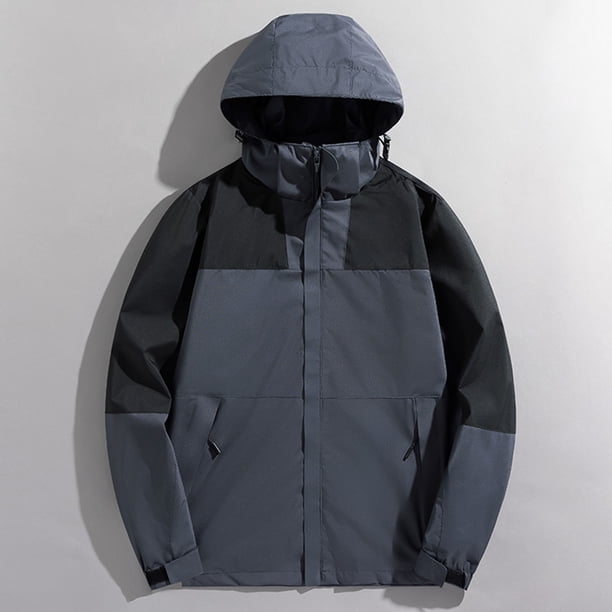 Chaquetas y abrigos casuales con capucha de manga larga para mujer, con gorra desmontable y resistente al viento, gruesa, tres en uno, para deportes al aire libre, cálida, para mujer.