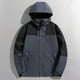 thumbnail image 1 of Chaquetas y abrigos casuales con capucha de manga larga para mujer, con gorra desmontable y resistente al viento, gruesa, tres en uno, para deportes al aire libre, cálida, para mujer., 1 of 5