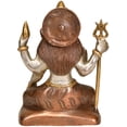 thumbnail image 2 of 6" Blessing Lord Shiva Brass Statue - Divine Grace, 2 of 2