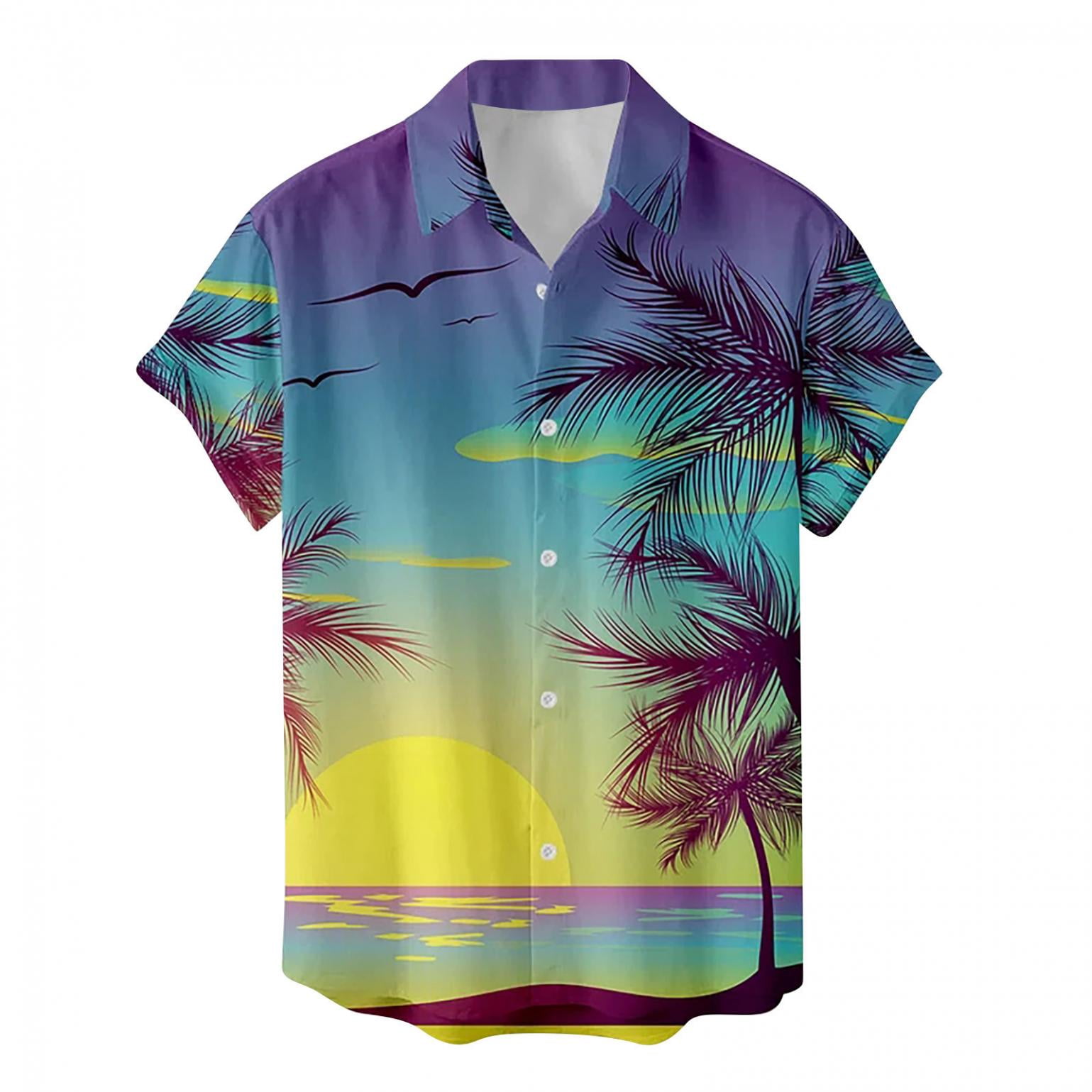 Mchoice Funky Hawaiian Shirt Casual Men 