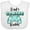 AA-White, variant on Inktastic Dad's Gaming Buddy Aqua Controller Boys or Girls Baby Bib