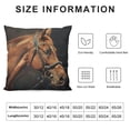 thumbnail image 5 of Orinice Horse Theme Decorative Throw Pillow Cover for Home Couch Living Room Bed Sofa - Printed on Both Sides - Square 1PC 12x12in, 5 of 5