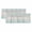 Teal, White, Beige, variant on 2 Pack Valances for Windows, Silver Grey Window Valances for Living Room/Bedroom/Bathroom, Farmhouse Gray Barn Wooden Vintage Striped Light Filtering Kitchen Curtain Valance 42"W x18" L