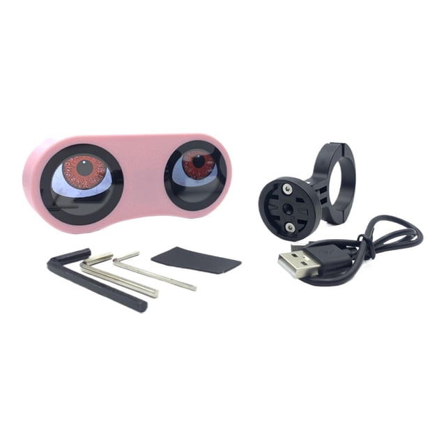 Waterproof USB Rechargeable Dynamic LED Tail Light Demon Eye - Headlight Assembly Accessories