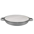 thumbnail image 6 of Bruntmor 2-in-1 Enamel Cast Iron Dutch Oven and Skillet - 5 Quart - Grey - Dutch Ovens - Cast Iron Cookware Clearance - Ceramic Dutch Ovens - Lodge Dutch Ovens - Enamel Dutch Ovens, 6 of 8