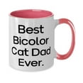 thumbnail image 2 of Inappropriate Bicolor Cat Two Tone 11oz Mug, Best Bicolor Cat Dad Ever, Present For Cat Lovers, New Gifts From Friends, 2 of 2