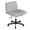 Gray, Black, variant on Gymax Criss Cross Chair No Wheels w/Soft-Padded Wide Seat Adjustable Height Modern Gray