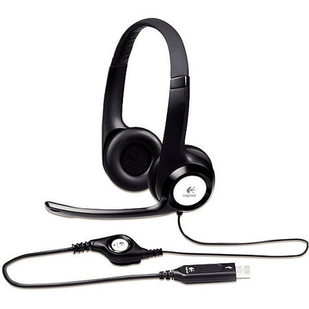 Logitech H390 USB ClearChat Headset with Noise Cancelling (Best Wireless Headset With Microphone For Laptop)