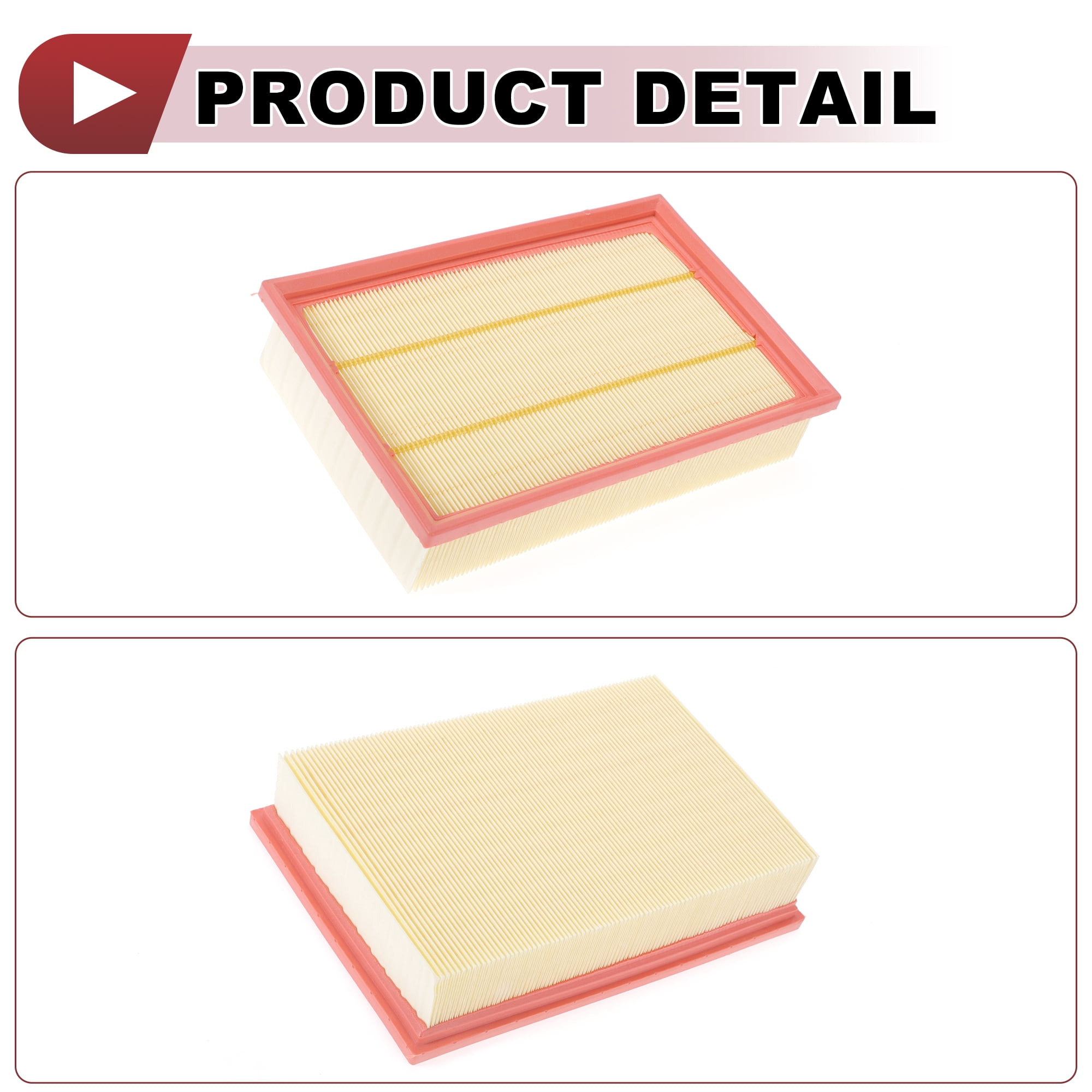 Unique Bargains Engine Air Filter for Land Rover LR2 3.2L 2008-2012 No.LR005816
