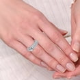 thumbnail image 5 of Pompeii 1 1/2Ct Pave Kimberly Diamond Anniversary Ring 14k Gold or Platinum Lab Grown, 5 of 5