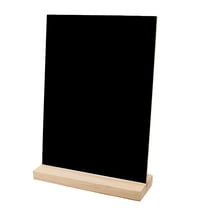 1 Pack Mini Chalkboards Signs with Easel Stand, Small Chalkboards  Blackboard, Wood Place Cards for Weddings, Birthday Parties, Message Board  Signs and