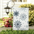thumbnail image 3 of Blue Christmas Snowflake Pattern Fall Garden Flags 12.5"x18" Double Side,Small Yard Flags for Outside,Outdoor Fall Decor,Autumn Funny Garden Flag Yard Decoration, 3 of 4