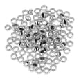 thumbnail image 2 of simhoa 100 Pcs Perles d'Espacement Rétro pour Bracelets Câble Charme Européen Serpent 6mm, 2 of 8