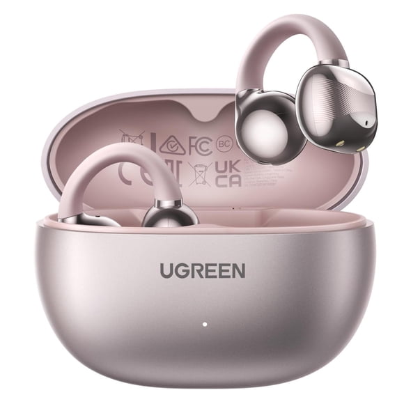 Audífonos Inalámbricos Bluetooth 5.4 UGREEN Negro Open-Ear ENC 12mm con Carga Rápida para 30 Horas d