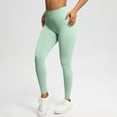 thumbnail image 5 of Qgtaibl Women's Seamless Workout Leggings High Waist Butt Lifting Tummy Control Yoga Pants Gym Running Exercise Tights ( Mint Green,XL ), 5 of 7