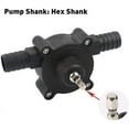 thumbnail image 6 of KITPIPI, Black, Electric, Hand Drill Pump Self Priming Water Transfer Pump, 30 - 40L Per Minute, 6 of 7