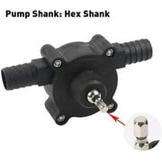 KITPIPI, Black, Electric, Hand Drill Pump Self Priming Water Transfer Pump, 30 - 40L Per Minute