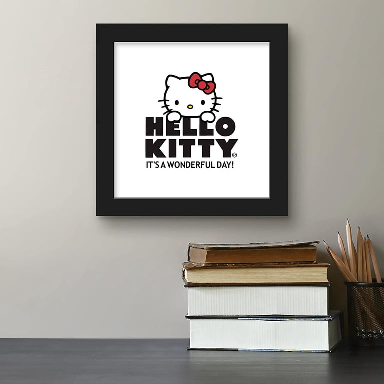 【希少】ハローキティ 「IT'S A WONDERFUL DAY! シリーズ」 Gallery Pops Hello Kitty - It's A Wonderful Day Logo Wall Art