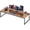 Rustic Brown, variant on HUANG 78.7x29.5 Inch Computer Desk, Deeper Desktop for Gaming & Writing, Rustic Brown
