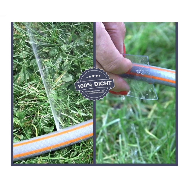Cinta de reparación - Impermeable - Reparación - Sellado - Incluso superficies mojadas o en agua - Cinta de enmascarar - Negra - Cinta impermeable - 100 mm x 1,5 m ZefeiWu 8390606153838